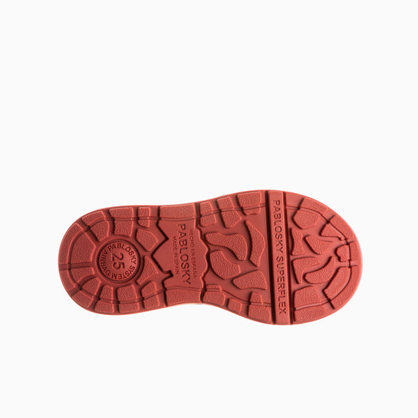 Pablosky Botas De Niño Pablosky Color Negro De Piel Y Textil Técnico Con Cierre Adherente 515713