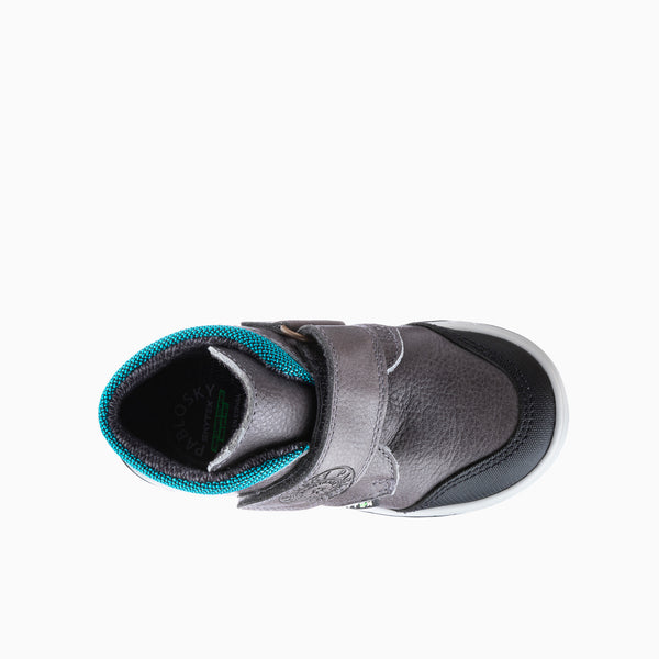 Pablosky Botas De Niño Pablosky Grises De Piel Hidrofugada Con Cierre Adherente 511955