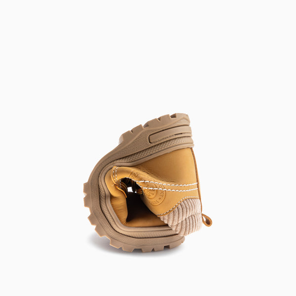 Pablosky Botas De Unisex Pablosky Color Amarillo De Leader-tech Con Cordones Y Cremallera 516181