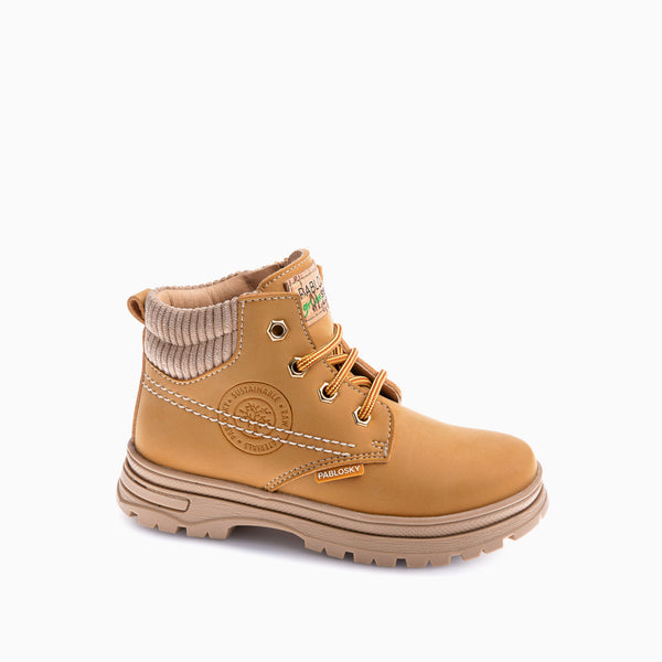 pablosky Botas de Unisex Pablosky color Amarillo de Leader-tech con Cordones y cremallera 516181