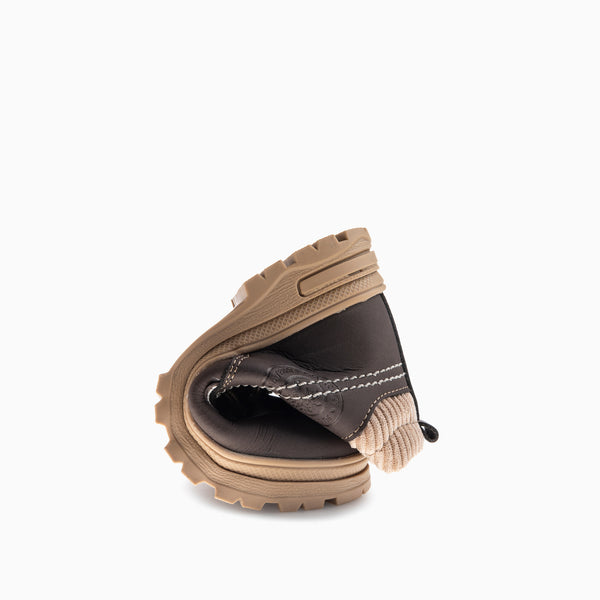 Pablosky Botas De Unisex Pablosky Color Marrón De Leader-tech Con Cordones Y Cremallera 516191