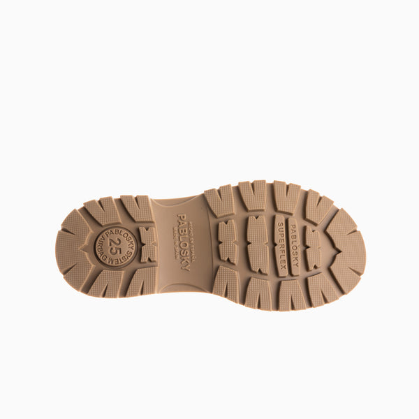 Pablosky Botas De Unisex Pablosky Color Marrón De Leader-tech Con Cordones Y Cremallera 516191