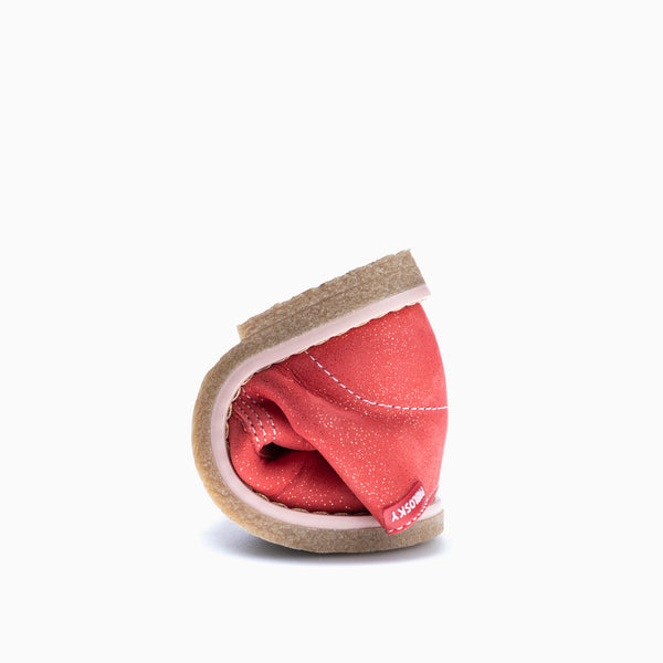 Pablosky Botitas De Bebé Niña Pablosky Rojas De Piel Con Cremallera 034362