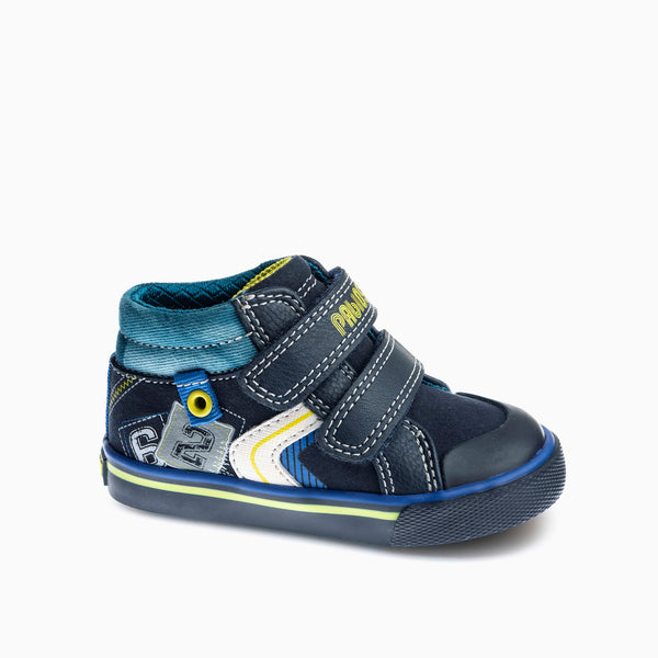 pablosky Botitas de Bebé Niño Pablosky azules con Cierre Adherente 974020