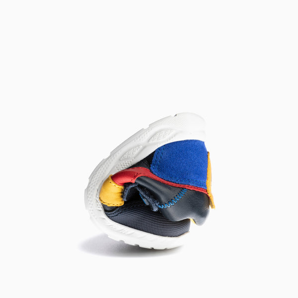 Pablosky Botitas De Bebé Niño Pablosky Azules De Piel Con Cierre Adherente 034820