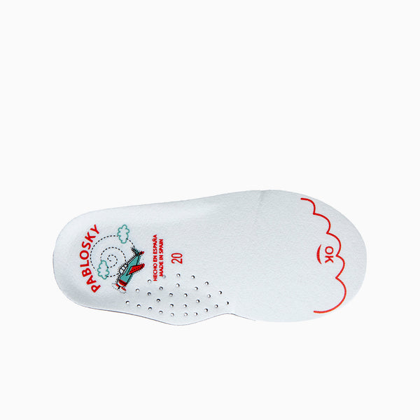 Pablosky Botitas De Bebé Niño Pablosky Rojas De Piel Con Cierre Adherente 034860