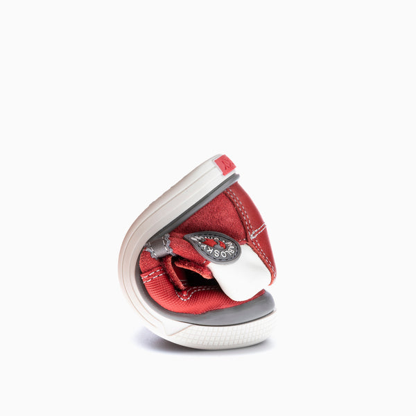 Pablosky Botitas De Bebé Niño Pablosky Rojas De Piel Con Cierre Adherente 035360