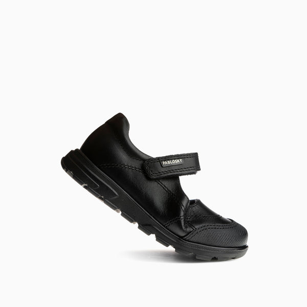 Pablosky Colegiales De Niña Negros Pablosky De Piel 334210