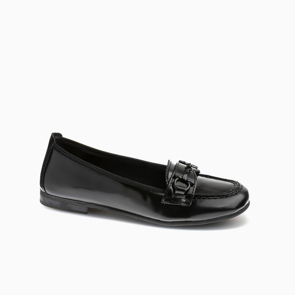 pablosky Colegiales de niña Paola negros de Piel con Elástico 866211