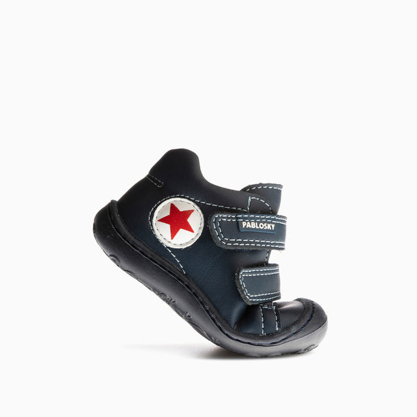 Pablosky Deportivos De Bebé Unisex Pablosky Azules De Piel Con Cierre Adherente 032220