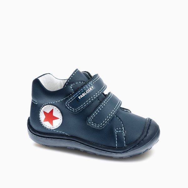 pablosky Deportivos de Bebé Unisex Pablosky azules de Piel con Cierre Adherente 032220