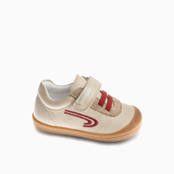 pablosky Deportivos de Bebé Unisex Pablosky color Beige de Piel con Cierre adherente 043830