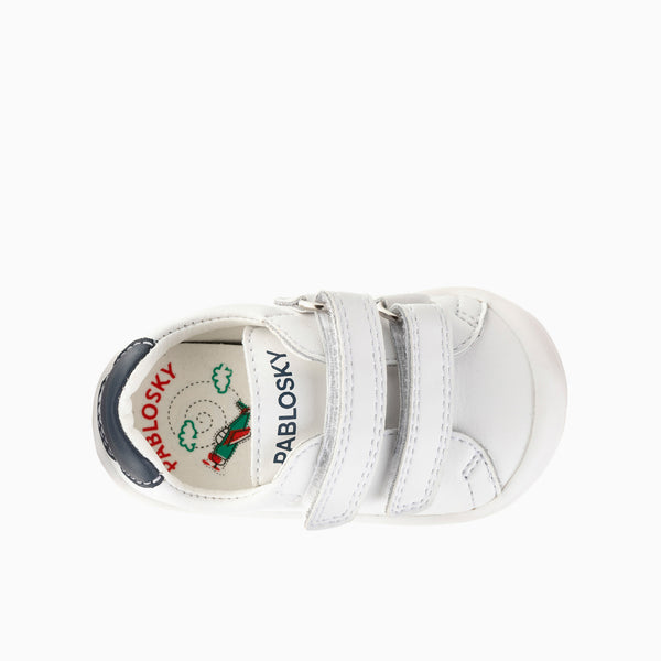 Pablosky Deportivos De Bebé Unisex Pablosky Color Blanco De Leader-tech Con Cierre Adherente 048502