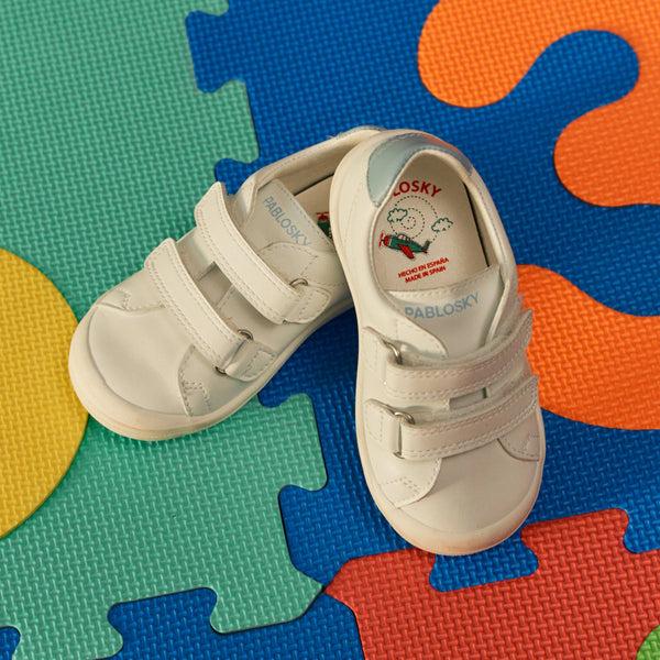 Pablosky Deportivos De Bebé Unisex Pablosky Color Blanco De Leader-tech Con Cierre Adherente 048504