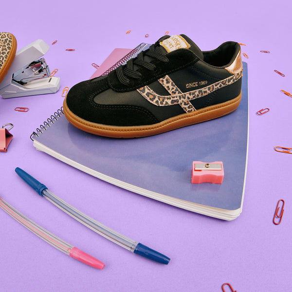 Pablosky Deportivos De Niña Color Negro Con Cordones 210610