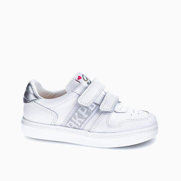 pablosky Deportivos de Niña Pablosky blancos de Piel con Cierre Adherente 201605