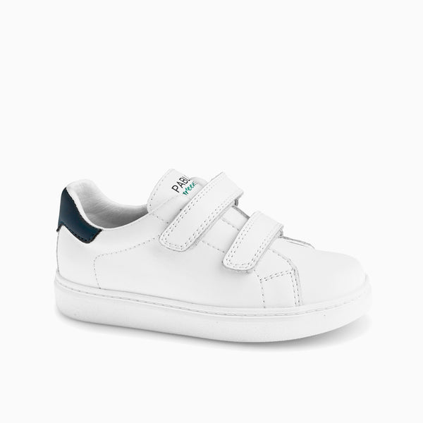 pablosky Deportivos de Niña Pablosky blancos de Piel con Cierre Adherente 201902