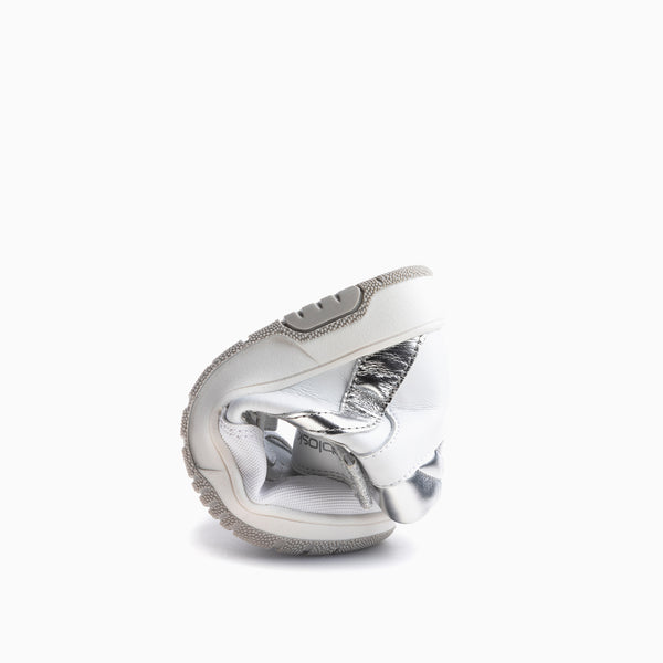 Pablosky Deportivos De Niña Pablosky Color Plata De Piel Con Cierre Adherente 200200