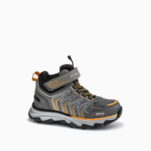 pablosky Deportivos de Niño Pablosky color Gris con Cierre adherente 978950 pablosky Deportivos de Niño Pablosky color Gris con Cierre adherente 978950