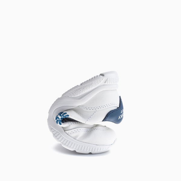 Pablosky Deportivos Para El Cole De Unisex Pablosky Color Blanco De Piel Con Cierre Adherente 203902