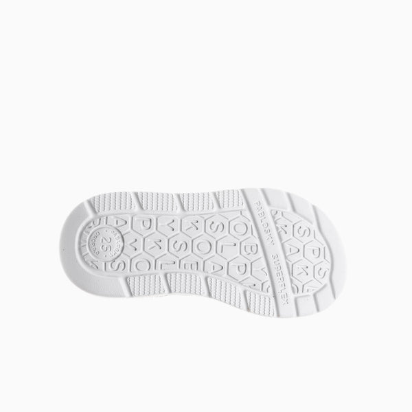 Pablosky Deportivos Para El Cole De Unisex Pablosky Color Blanco De Piel Con Cierre Adherente 203902