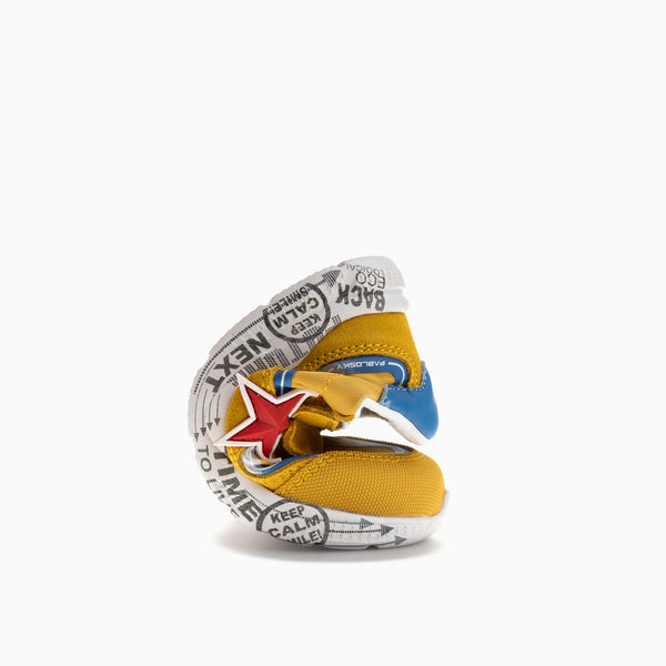 Pablosky Deportivos Unisex Pablosky Color Amarillo De Piel Y Textil Técnico Con Cierre Adherente 979480