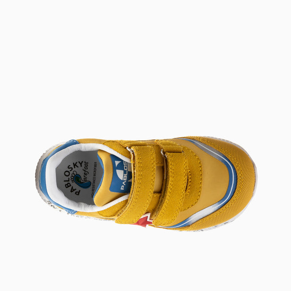 Pablosky Deportivos Unisex Pablosky Color Amarillo De Piel Y Textil Técnico Con Cierre Adherente 979480