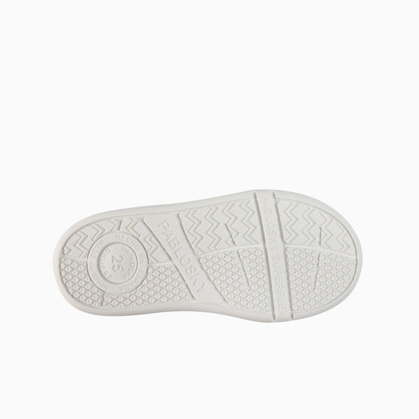 Pablosky Deportivos Unisex Pablosky Color Blanco De Piel Con Cierre Adherente 205703