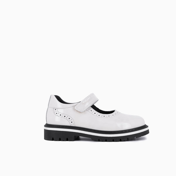 Pablosky Merceditas De Niña Pablosky 347909 De Piel Color Blanco