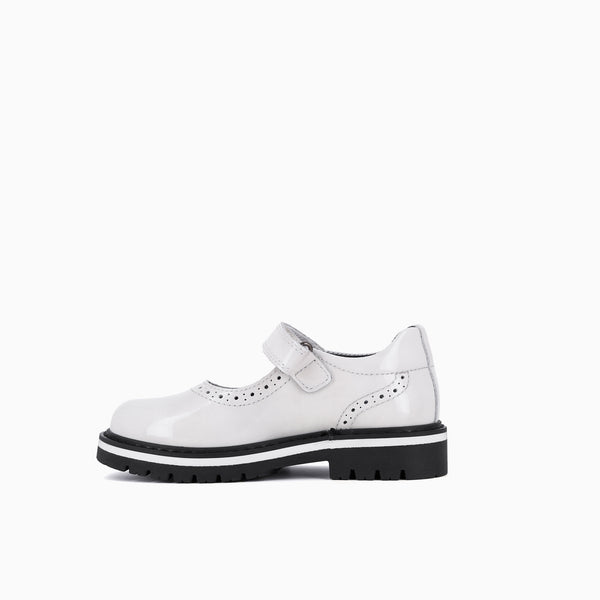 Pablosky Merceditas De Niña Pablosky 347909 De Piel Color Blanco