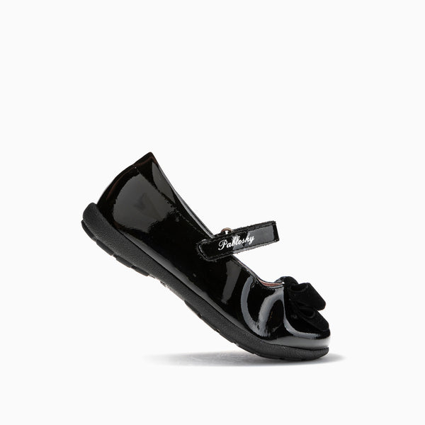 Pablosky Merceditas De Niña Pablosky Negras De Piel Con Cierre Adherente 353219