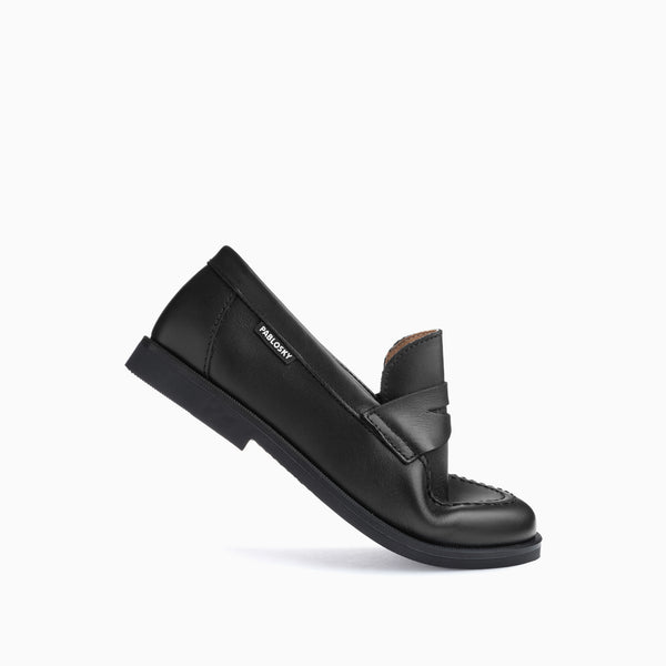 Pablosky Mocasines De Niño Pablosky Negros De Piel 728910