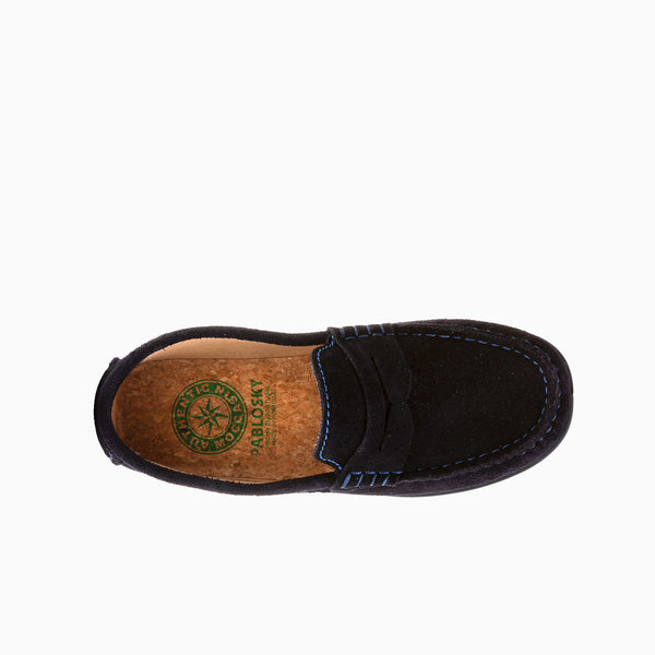 Pablosky Mocasines Unisex Pablosky Color Marino De Piel 129226