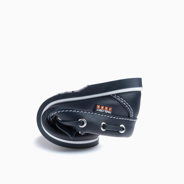 Pablosky Náuticos De Niño Pablosky Azules De Piel Con Cierre Adherente 128720