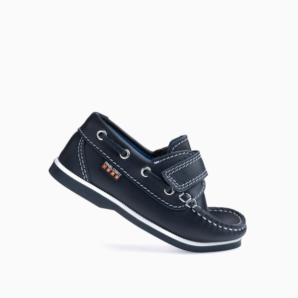 Pablosky Náuticos De Niño Pablosky Azules De Piel Con Cierre Adherente 128720