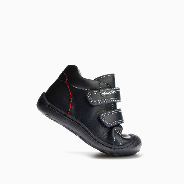 Pablosky Preandantes De Bebé Unisex Pablosky Azules De Piel Con Cierre Adherente 017825