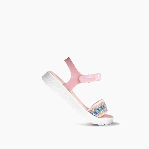 Pablosky Sandalias De Niña Pablosky Blancas De Piel Con Cierre Adherente 431669