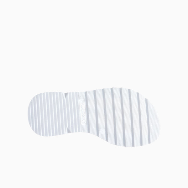 Pablosky Sandalias De Niña Pablosky Blancas De Piel Con Cierre Adherente 431100