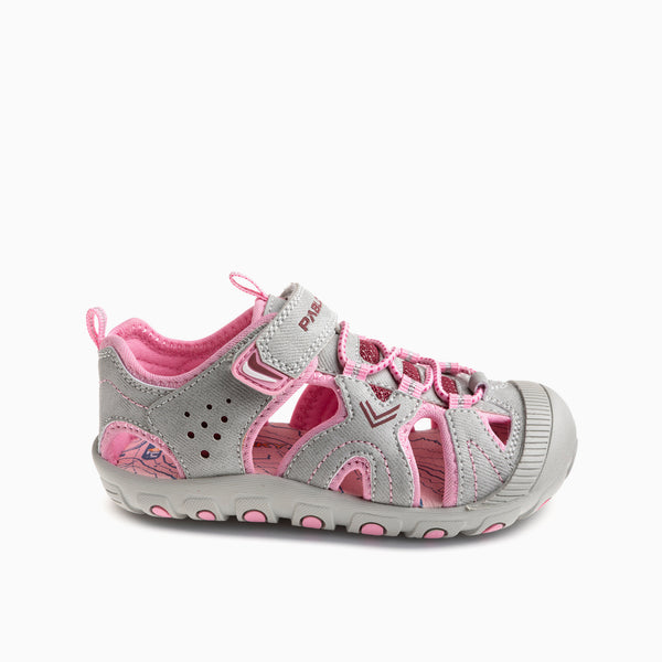 pablosky Sandalias de Niña Pablosky color Gris con Cierre Adherente 981955