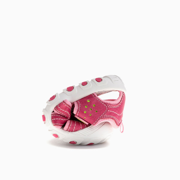 Pablosky Sandalias De Niña Pablosky Color Rosa Con Cierre Adherente 981970