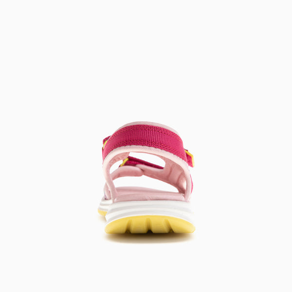 Pablosky Sandalias De Niña Pablosky Color Rosa Con Cierre Adherente 981780