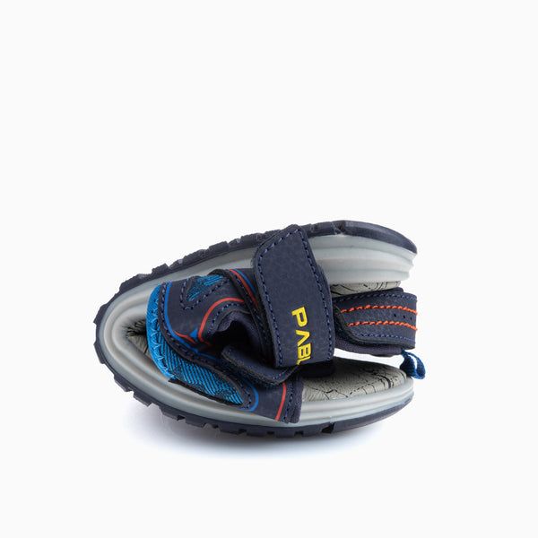 Pablosky Sandalias De Niño Pablosky Azules Con Cierre Adherente 976920