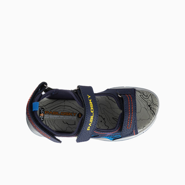 Pablosky Sandalias De Niño Pablosky Azules Con Cierre Adherente 976920