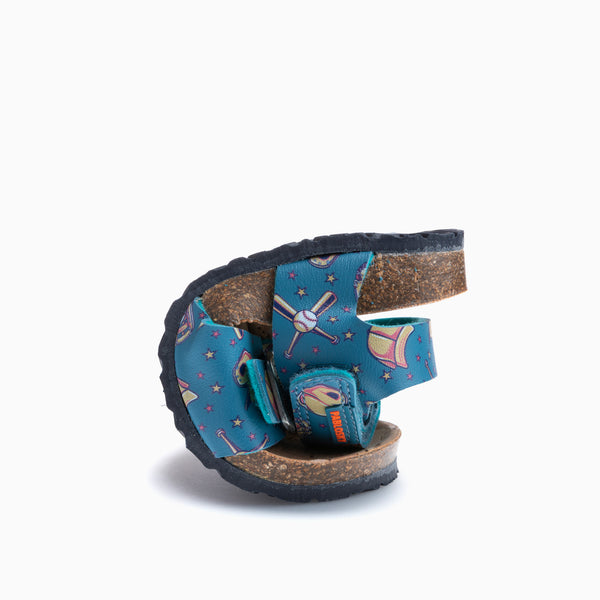 Pablosky Sandalias De Niño Pablosky Azules De Materiales Recicladas Con Cierre Adherente 512910