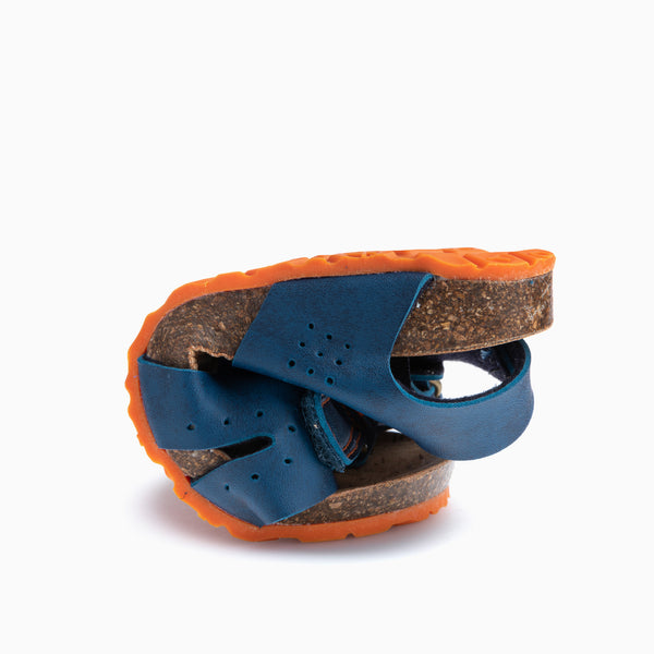 Pablosky Sandalias De Niño Pablosky Azules De Materiales Recicladas Con Cierre Adherente 512740