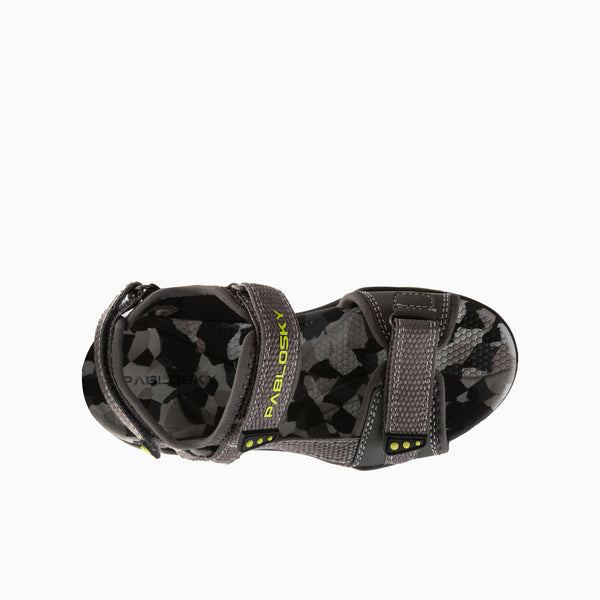 Pablosky Sandalias De Niño Pablosky Color Gris Con Cierre Adherente 982050