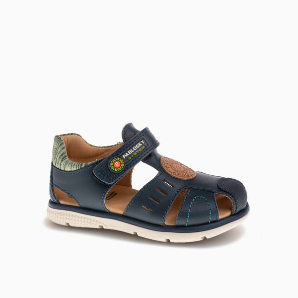 pablosky Sandalias de Niño Pablosky de Piel con Cierre Adherente 514027