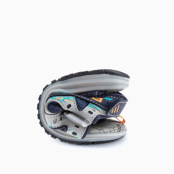 Pablosky Sandalias De Niño Pablosky Grises Con Cierre Adherente 976530