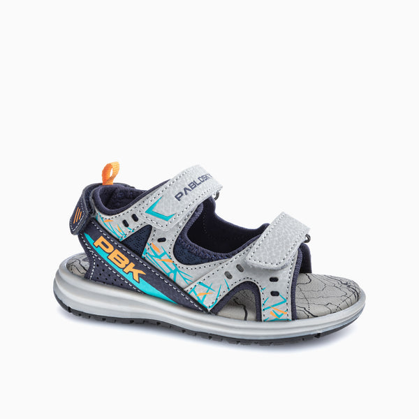 pablosky Sandalias de Niño Pablosky grises con Cierre Adherente 976530