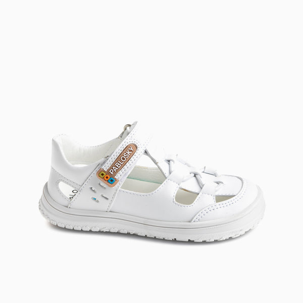 pablosky Sandalias Unisex Pablosky color Blanco de Leader-tech con Cierre Adherente 207705